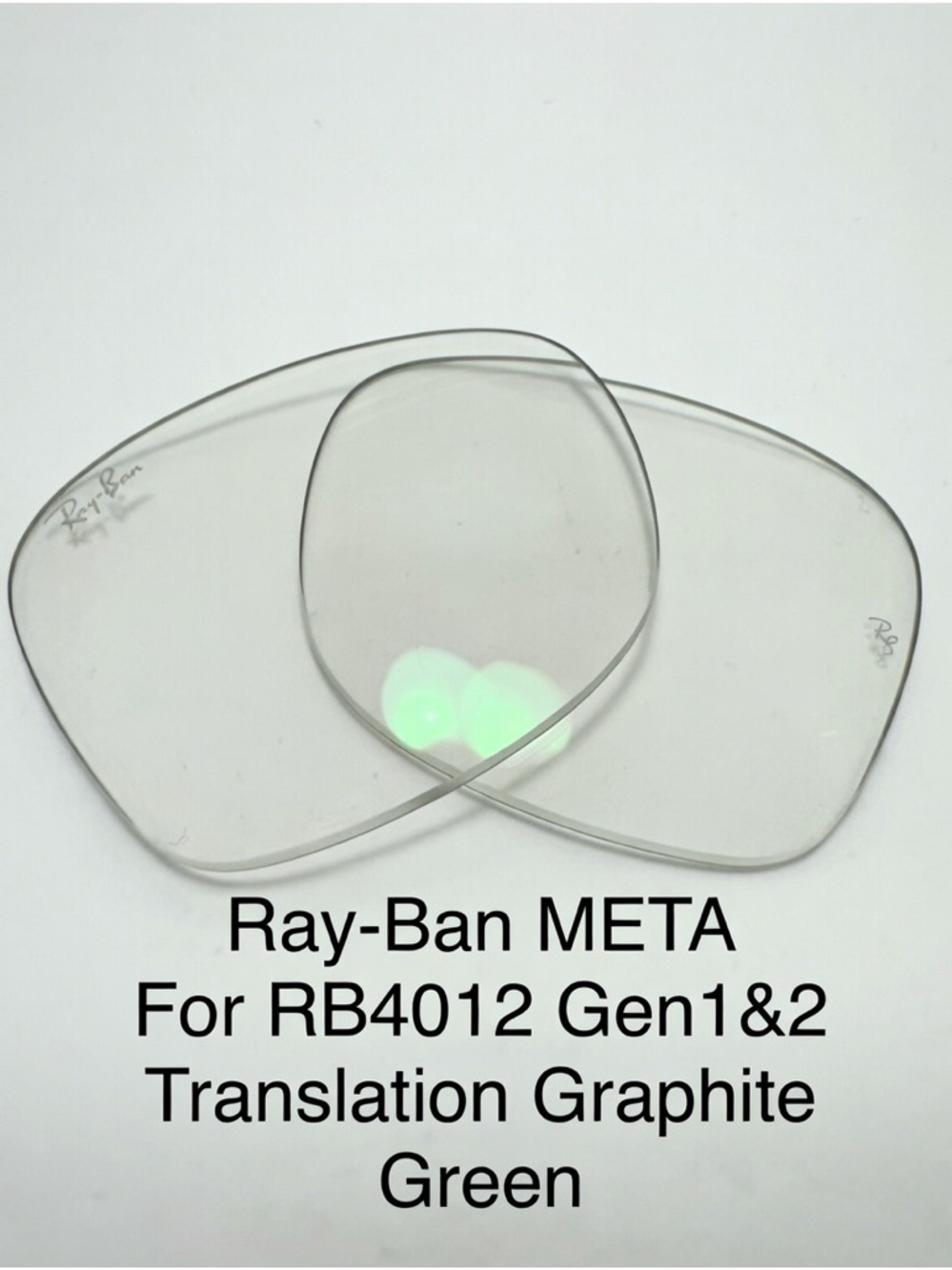 Ray-Ban Meta Wayfarer RB4012 Transition Graphite Green Replacement Lenses 53mm